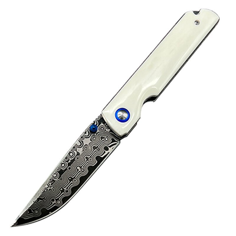VG10 Damascus Folding Knife