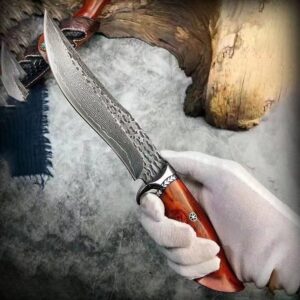 Hand-Forged Damascus Knife