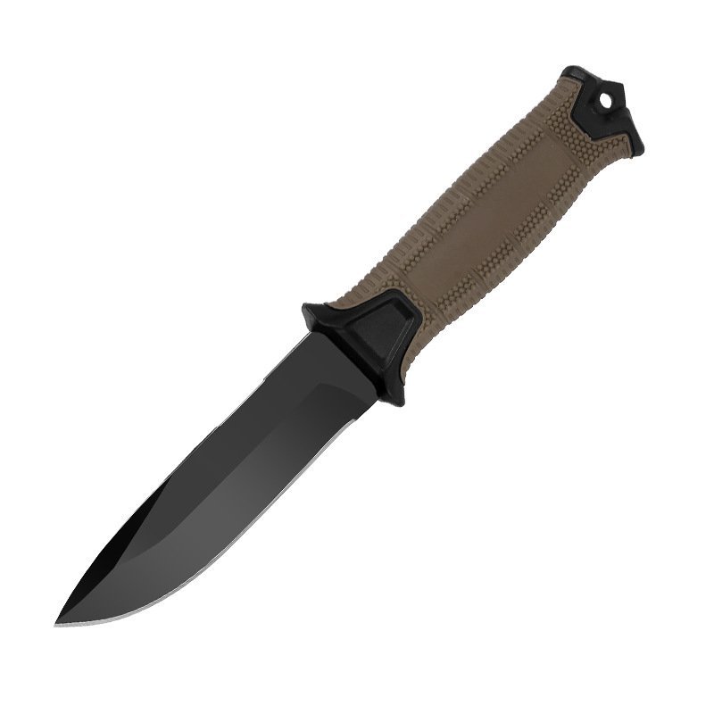 Tactical Wilderness Hunting Knife - Brown | TOP KNIVES LLC Tactical Wilderness Hunting Knife - Brown