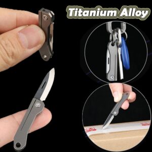 TC4 Titanium Mini EDC Folding Knife