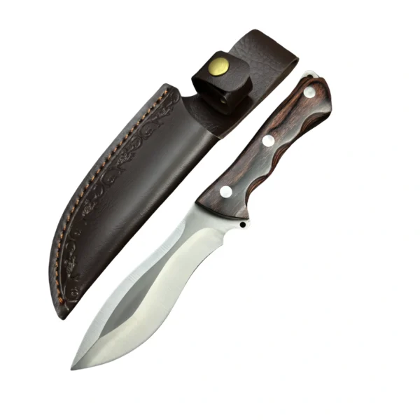 Outdoor camping knife stainless steel sharp small machete straight knife