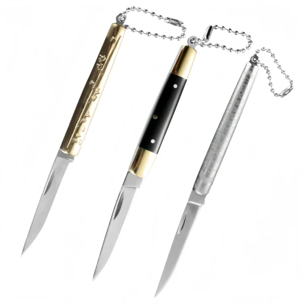 Stainless steel keychain pocket knife outdoor portable pocket knife
