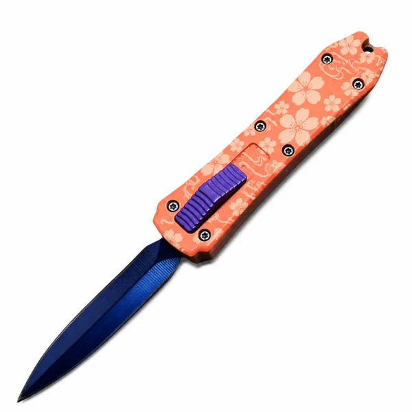 Coral Sakura Cloud Mini OTF Automatic Knife