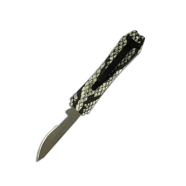 mini otf surgery knife, removable blade,pocket EDC keychain knives--SBM-TKB2H-ST