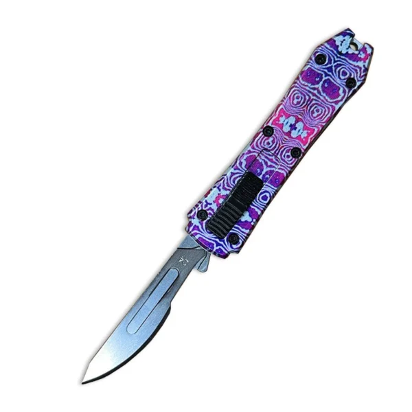 mini otf surgery knife, removable blade,pocket EDC keychain knives--SBM-TKB3Y-ST