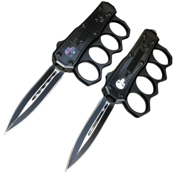 Spartan Punisher Skull Knuckle OTF -TK95W-VR