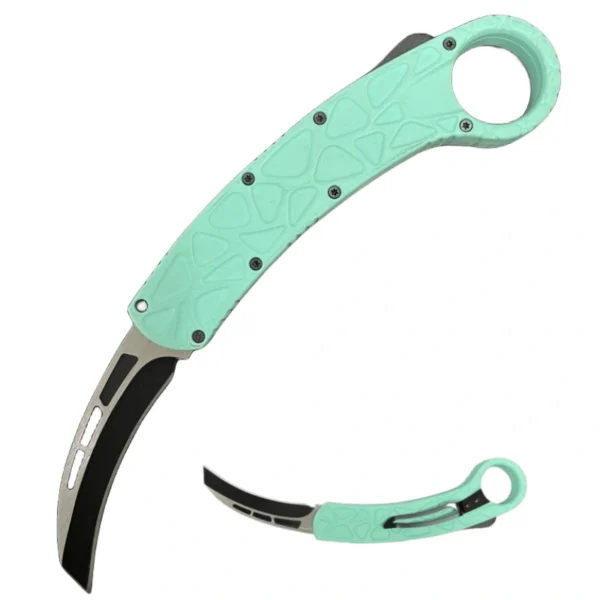 BLUE Karambit otf knives -TKAP1-BL