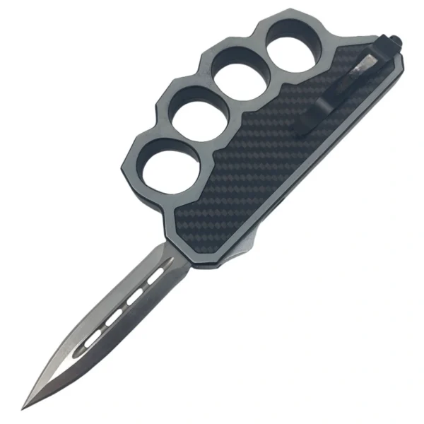 Tactical knives with brass knuckles handle -TKEAN-ST