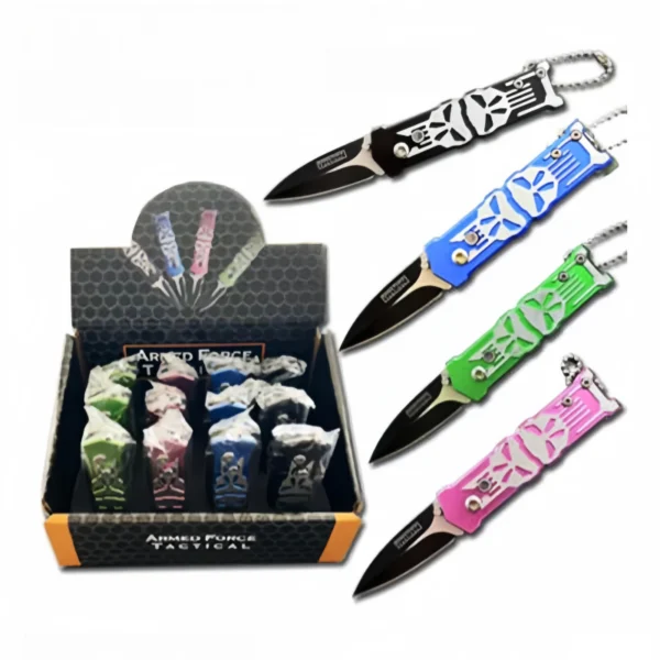 12 pieces mini folding knives