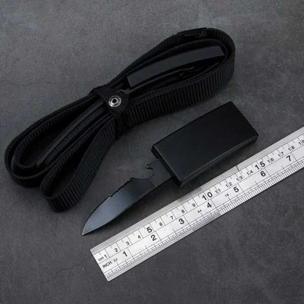 hide Belt Knife Outdoor Self Defense Knife