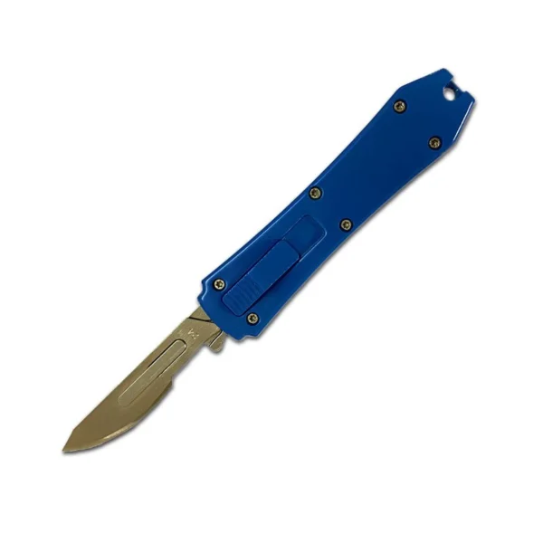 mini otf surgery knife, removable blade,pocket EDC keychain knives--SBM-TKB2A-ST