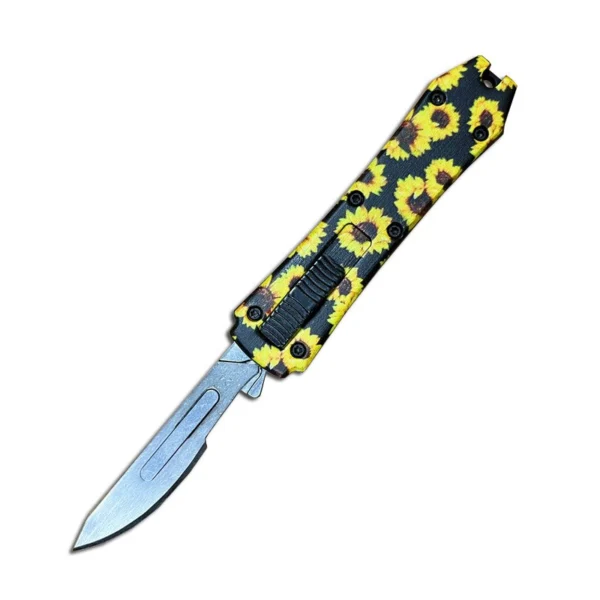 mini otf surgery knife, removable blade,pocket EDC keychain knives--SBM-TKB3V-ST