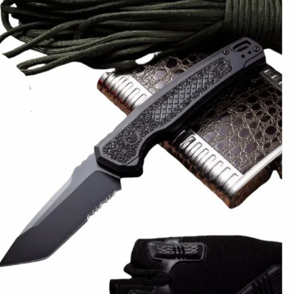 ks launch 16 auto opening button lock knife